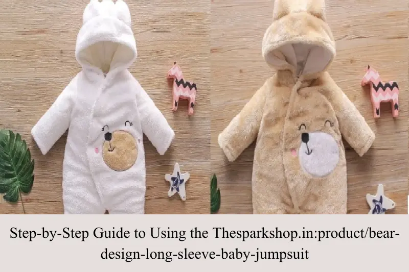 Thesparkshop.in:product/bear-design-long-sleeve-baby-jumpsuit